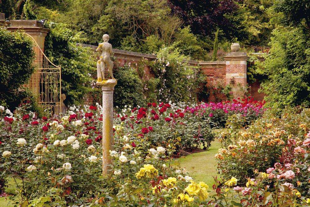 The Rose Garden at Hever Castle