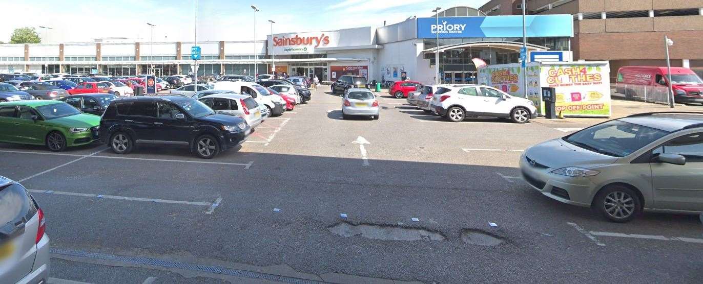 Blue Badge holders now face fines if they do not pay for parking at the Priory Shopping Centre. Photo: Google