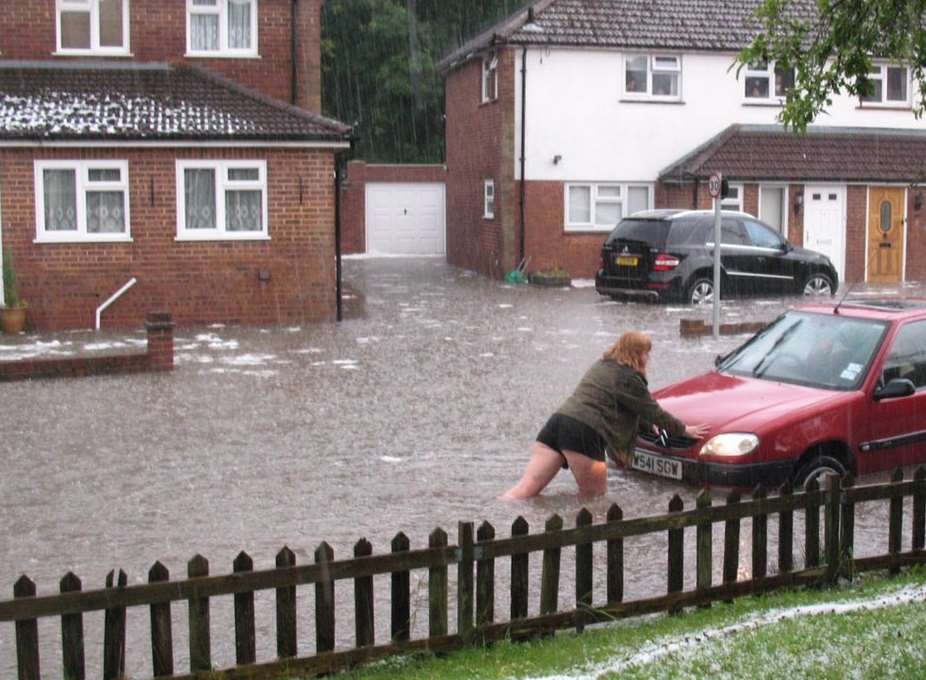 Flooding in Sevenoaks. Picture: Nick Gallwey