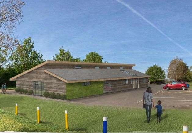 Plans have been approved to build a nursery on the site of an existing car park in Swanley. Photo: Haskins Designs Ltd/Sevenoaks council