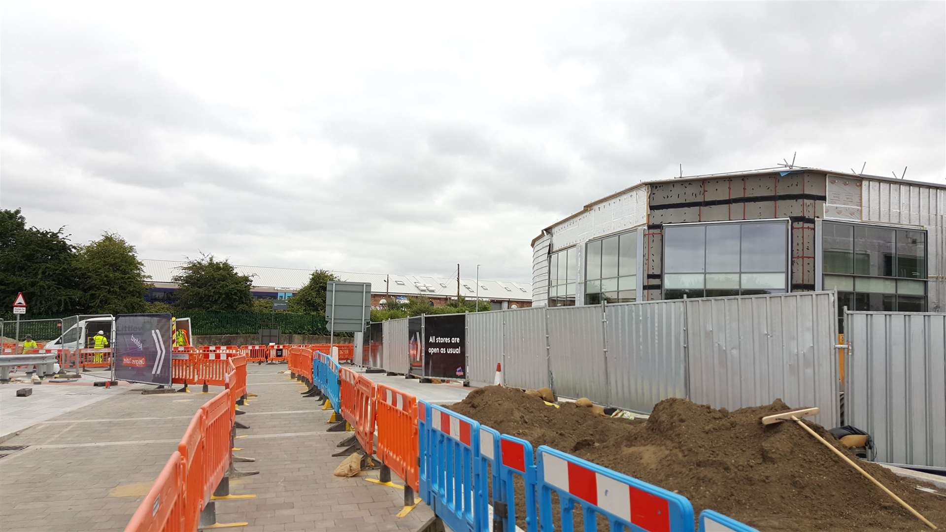 The new Designer Outlet extension is progressing