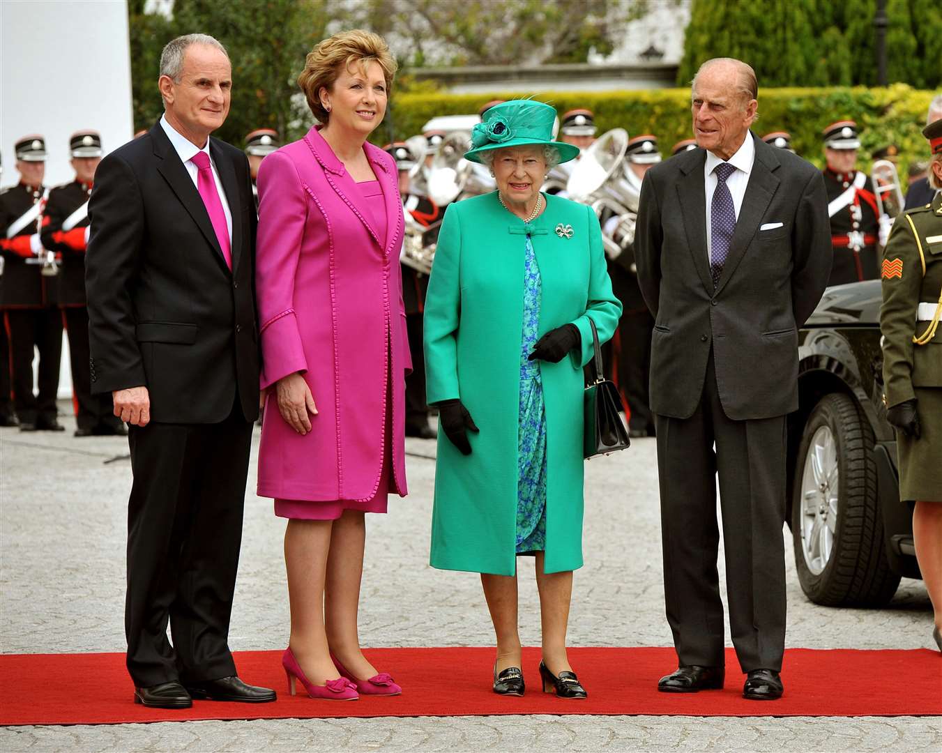 The Duke of Edinburgh with the Queen on her historic state visit to Ireland in 2011 (John Stillwell/PA)