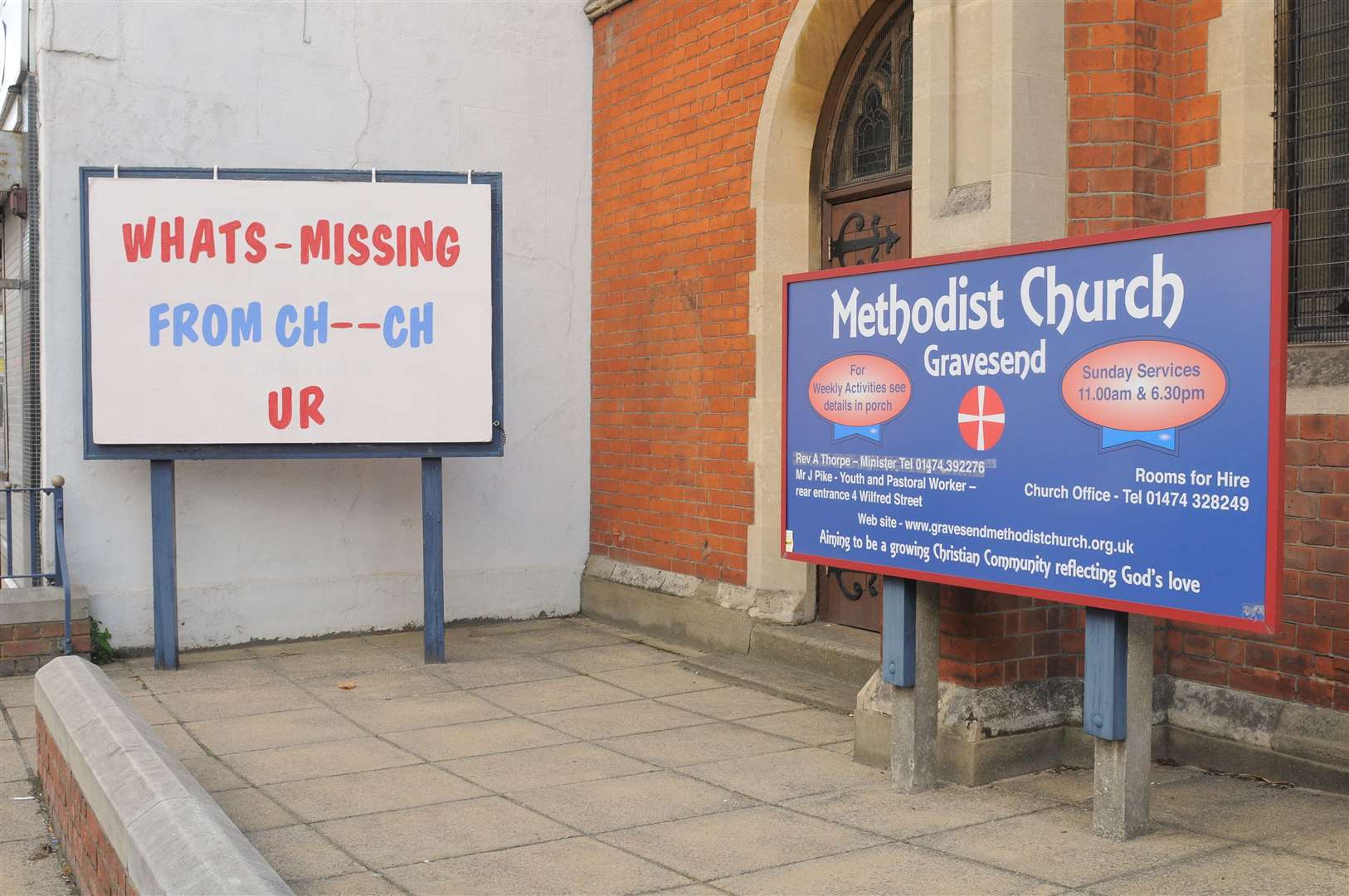 Gravesend Methodist Church is located in Milton Road Picture: Steve Crispe