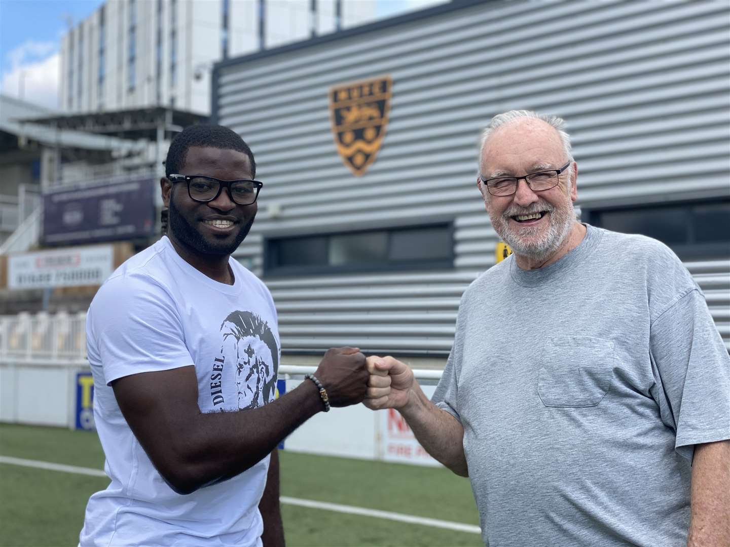 George Elokobi is back for another season Picture: Maidstone United FC (38974780)