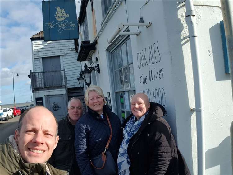 Campaigners from the Save the Ship group rallied to protect the pub