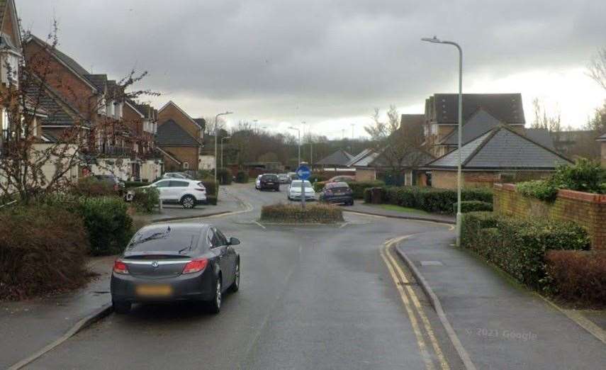 Police were called to Mill Court, Ashford. Picture: Google
