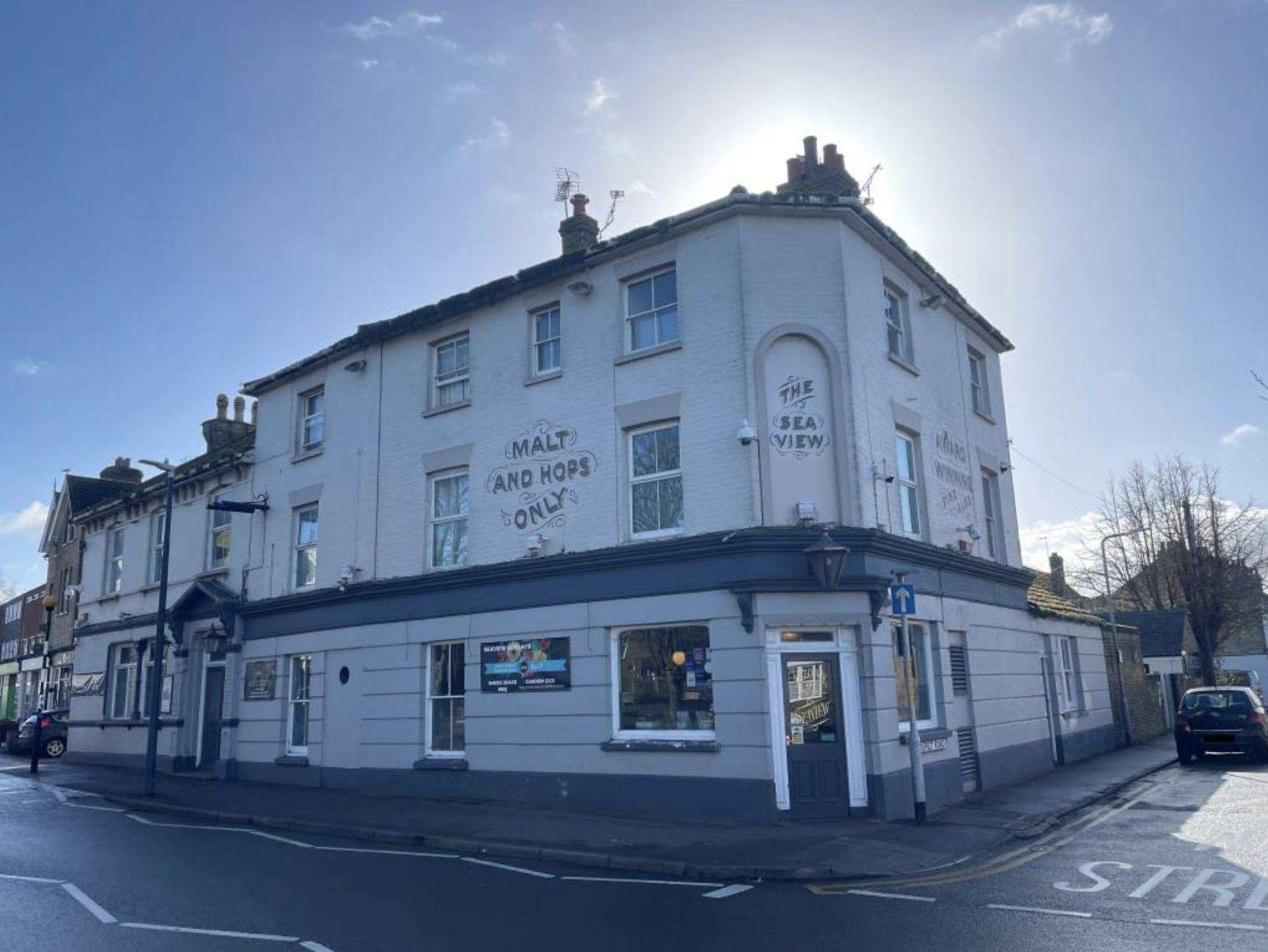 The landlord of the Seaview pub in Birchington has vowed to see out the lease until it endsPicture: Clive Emson