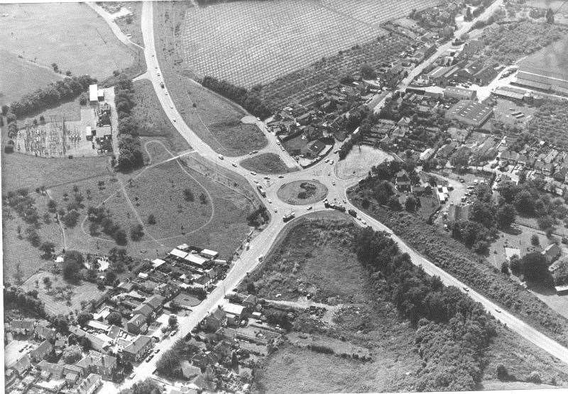 1980 aerial view of the Key Street settlement