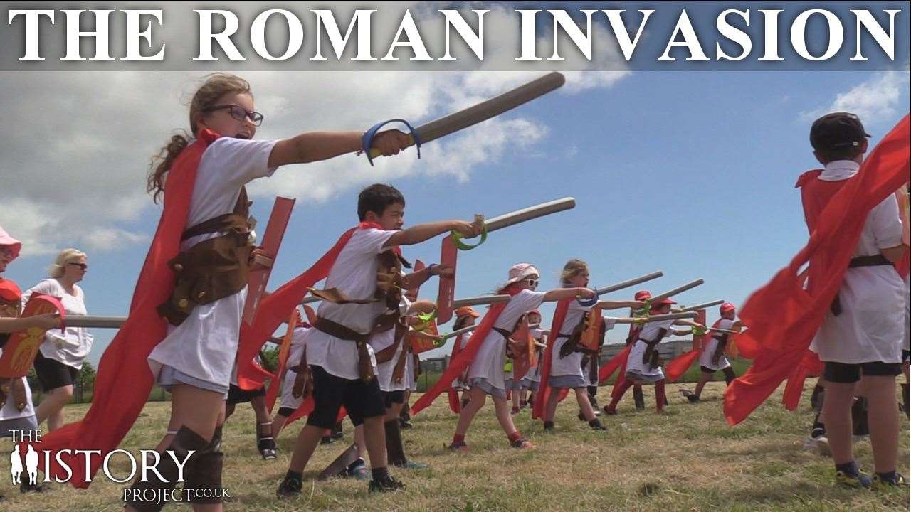 There's no greater way to learn about the Roman Invasion than to actually be in it