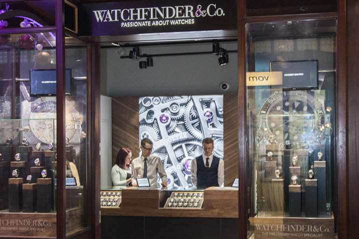 Watchfinder opened a store in Bluewater in December