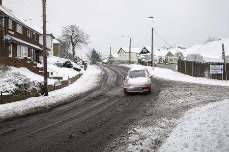 Kent Police are warning of black ice