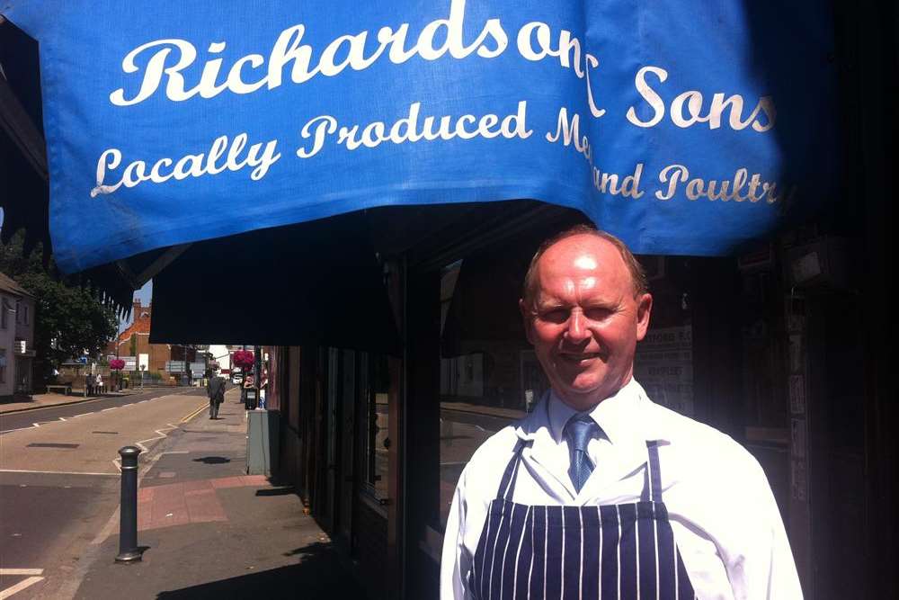 Ray Richardson owns Richardson's butchers