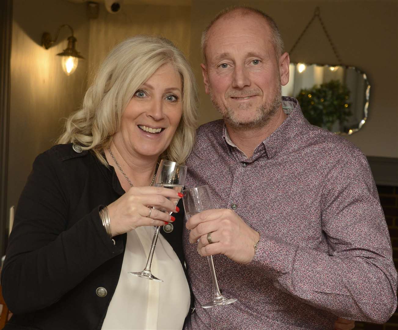 Pub owners Jason and Vicky Piper. Picture: Paul Amos