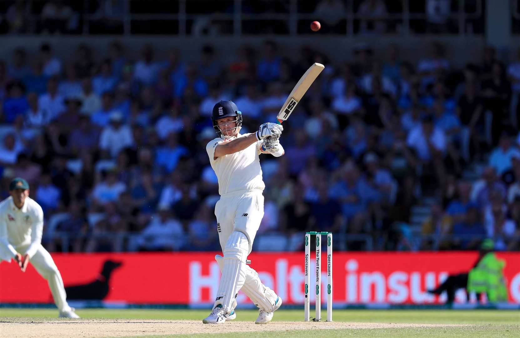 England's Joe Denly batting during day three of the third Ashes Test match at Headingley