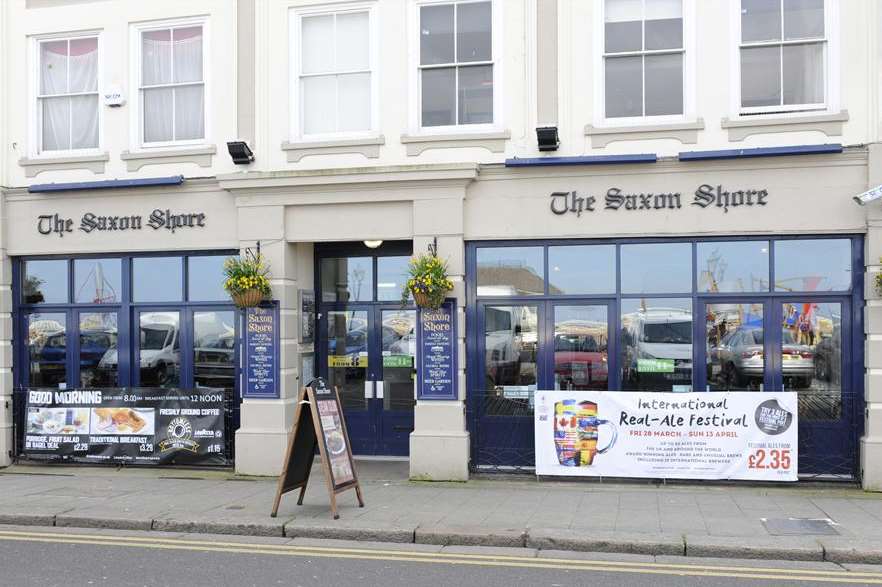 The Saxon Shore pub in Herne Bay's Central Parade