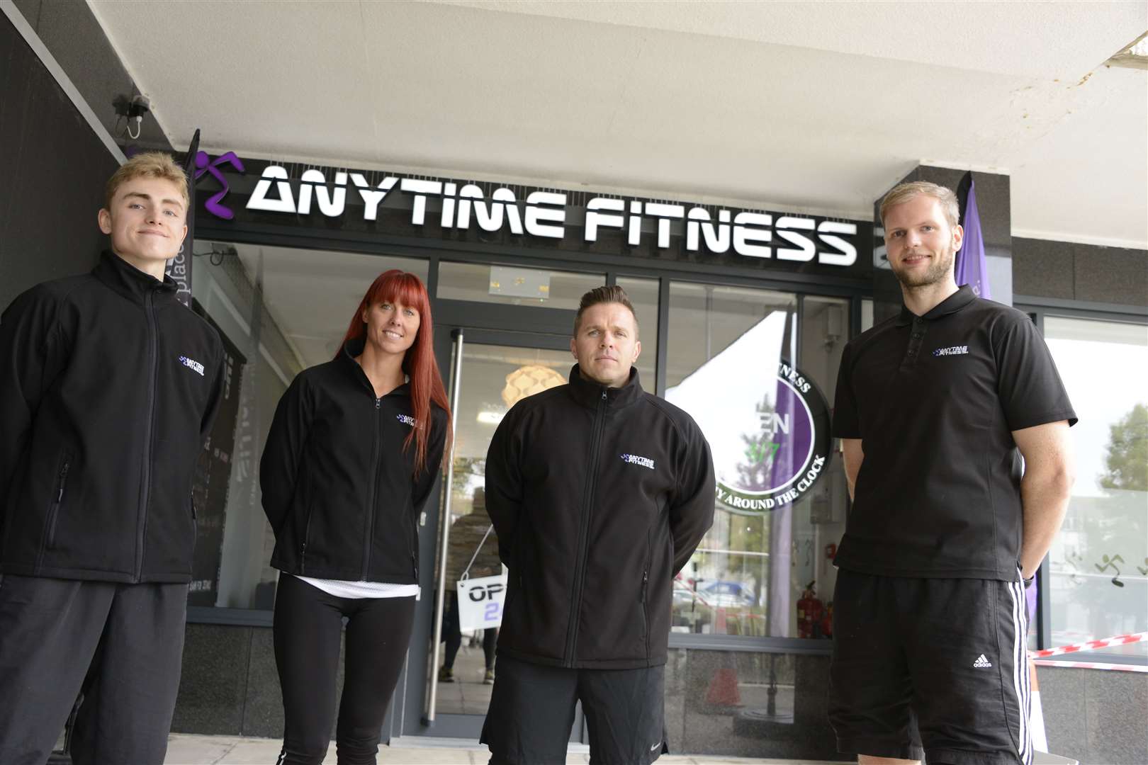 The Anytime Fitness Ashford team in 2016