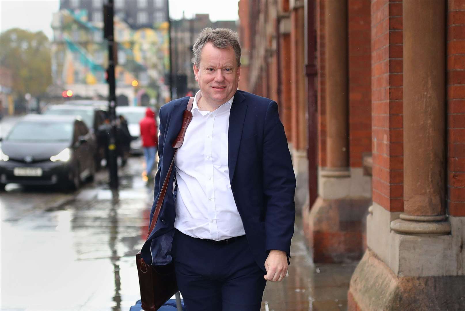 UK’s chief Brexit negotiator, Lord David Frost, arrives at St Pancras station in London (Aaron Chown/PA)