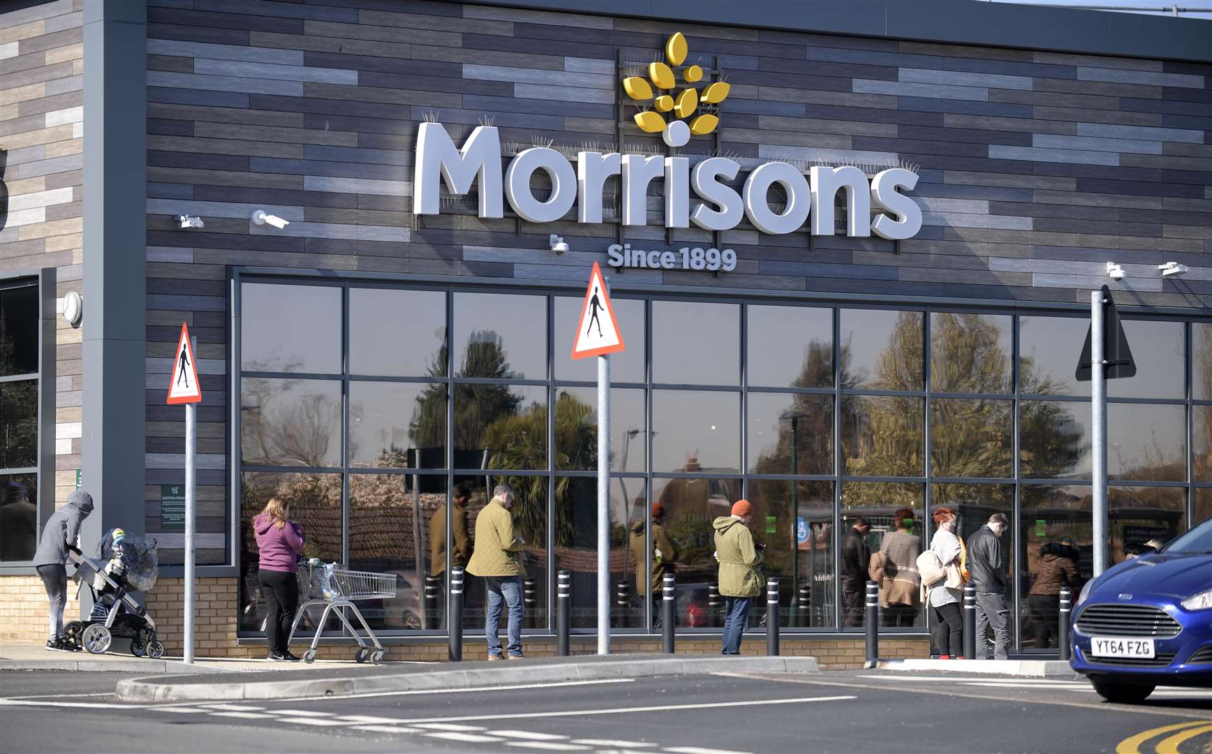 Morrisons is the first supermarket chain to reinstate virus purchase limits. Picture: Barry Goodwin