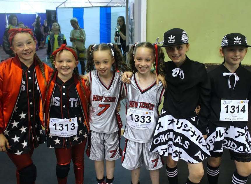 Youngsters chosen to be part of the England Hip Hop Team