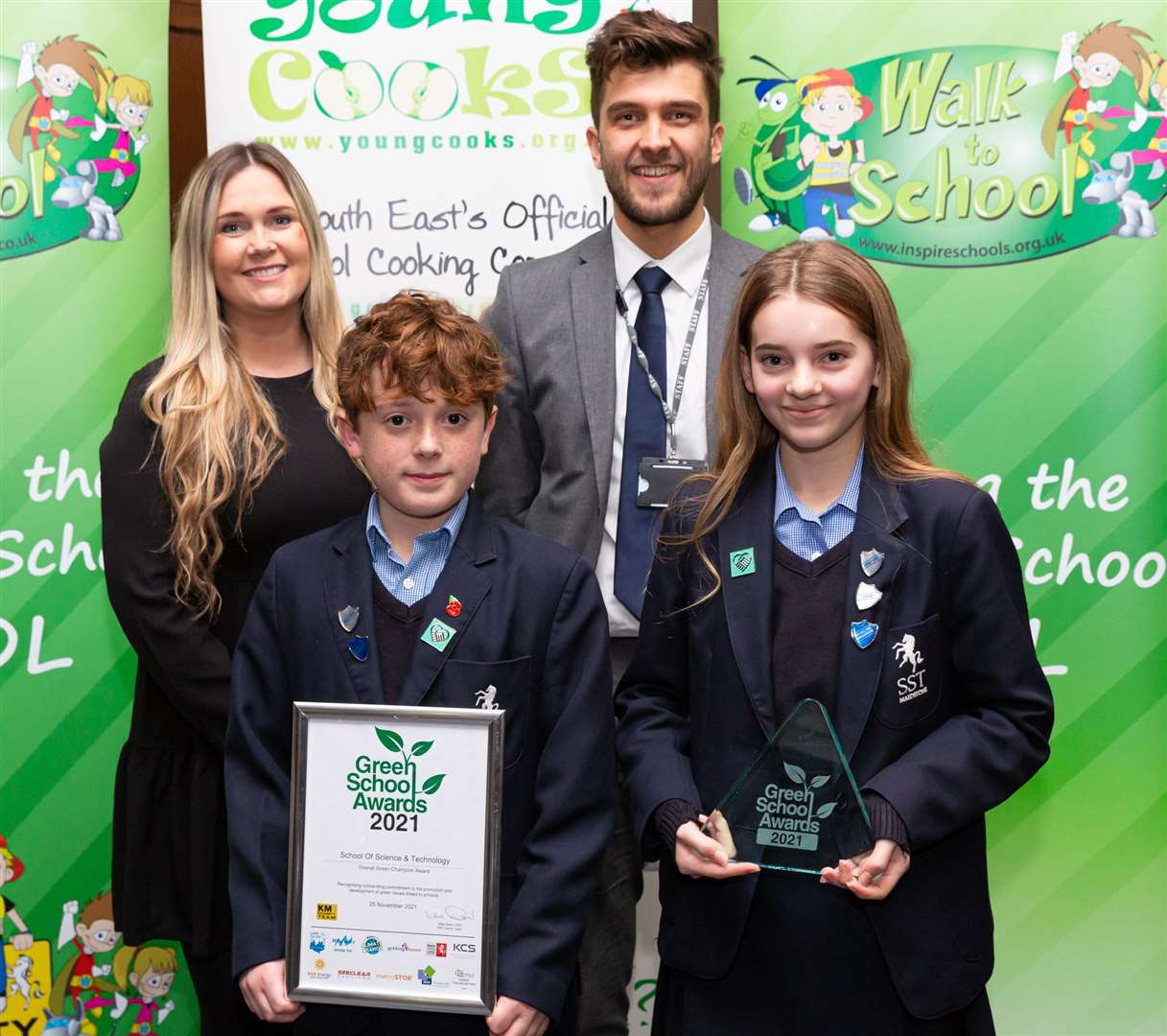 Green Champion Award went to School of Science & Technology, Maidstone at the Kent Green School Awards Picture: Countrywide Photographic