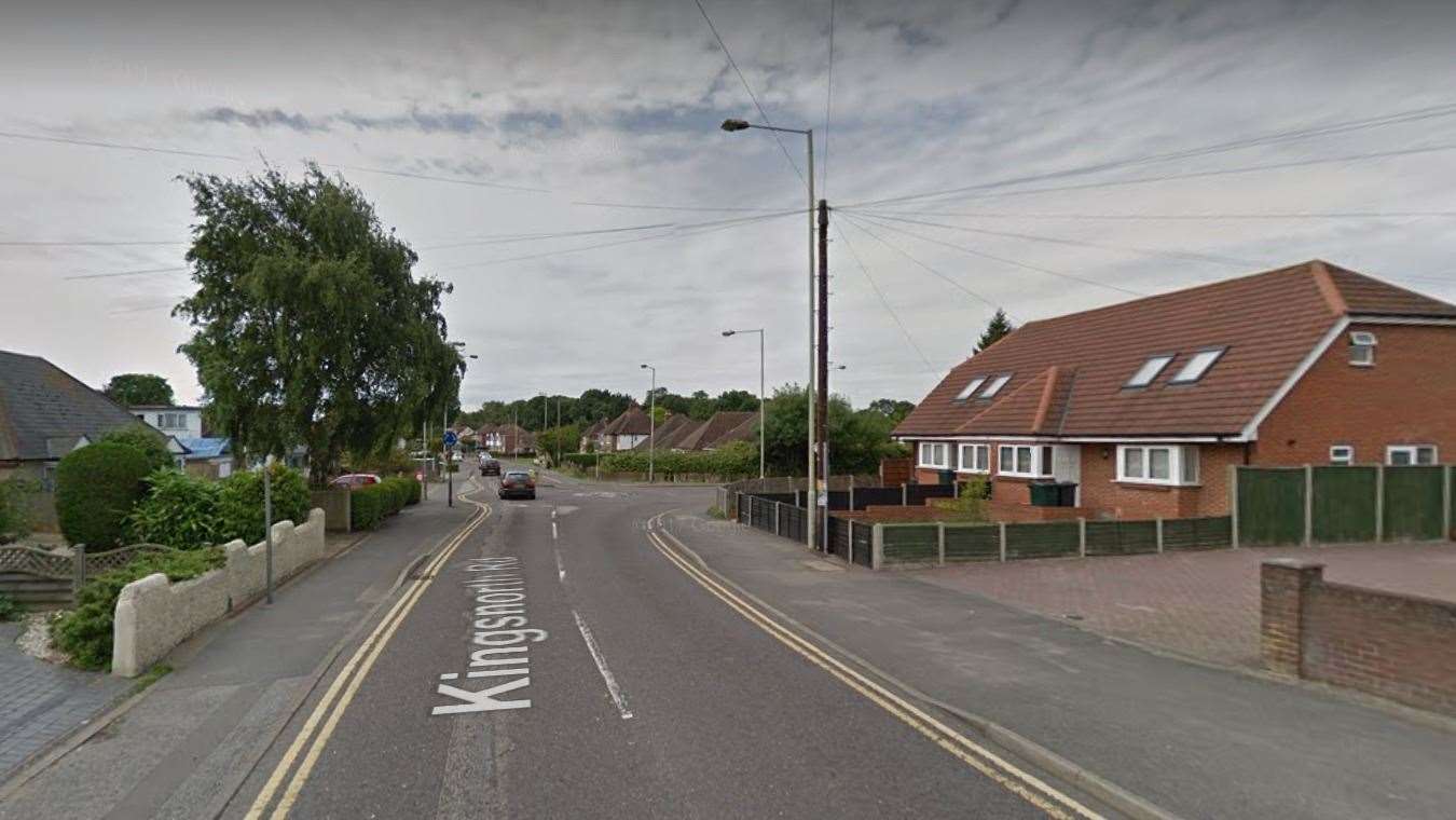 The driver failed to stop on Kingsnorth Road. Picture: Google Maps (18014911)