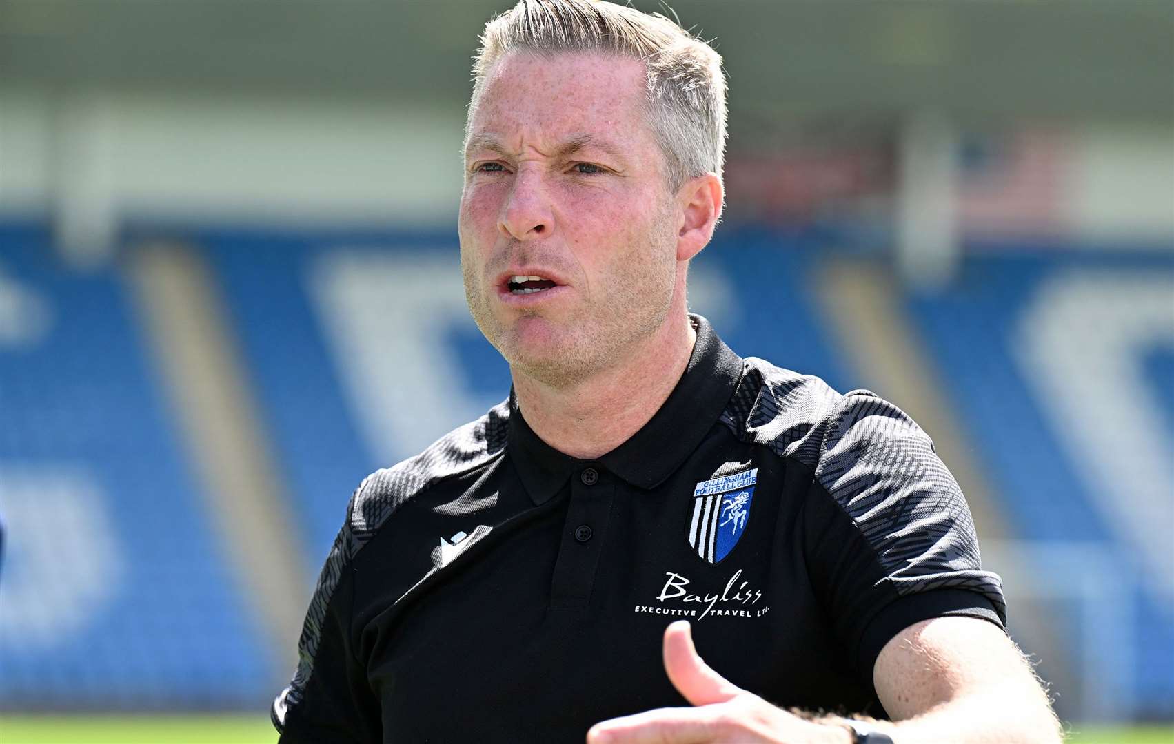 Manager Neil Harris gives his B team players a chance to play infront of fans at Priestfield Stadium Picture: Keith Gillard