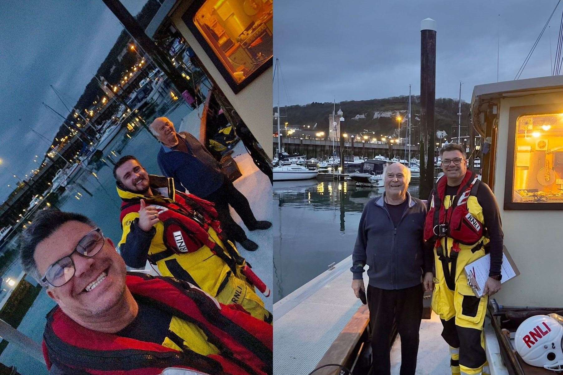 Dover RNLI crews helped a 52ft vessel in difficulty. Picture: Pete Watson / RNLI