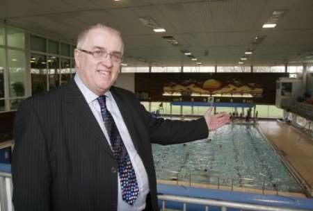 Medway Cllr Howard Doe, celebrating the Black Lion being declared as an Olympics training venue. File picture
