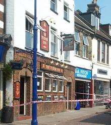 The Tudor pub, High Street, Sheerness - from 2005.