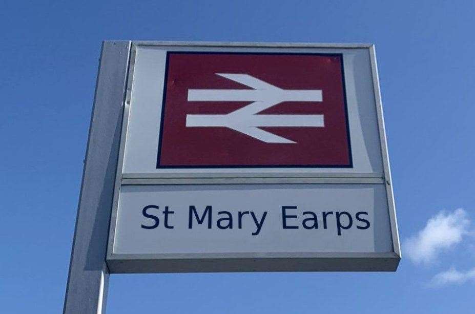 St Mary Cray has been renamed after the Lionesses number 1. Picture: Southeastern