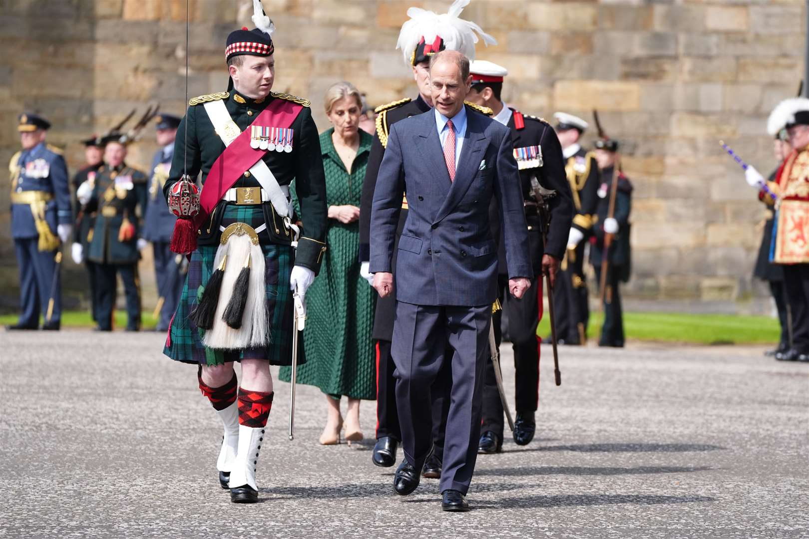 The Duke of Edinburgh during the Ceremony of the Keys (Andrew Milligan/PA)