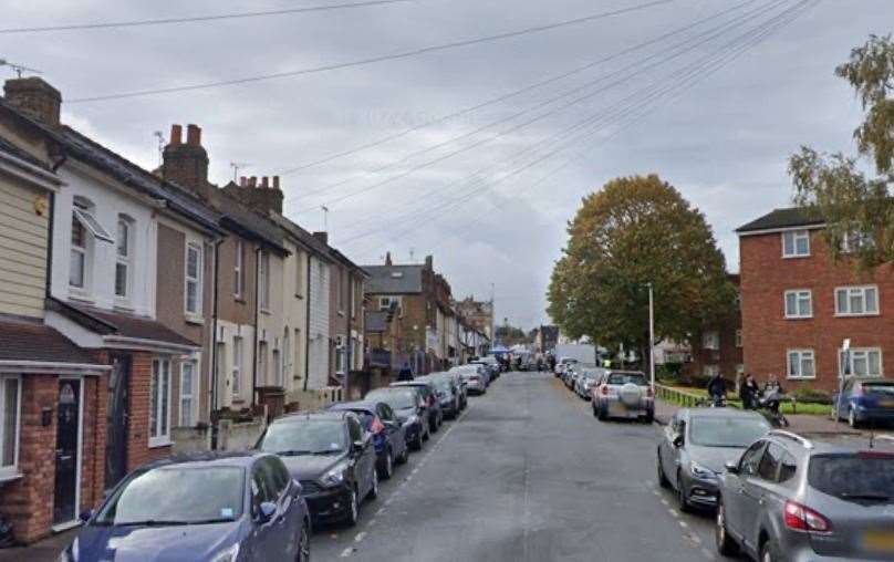 A house along Skinner Street in Gillingham was raided by police. Picture: Google
