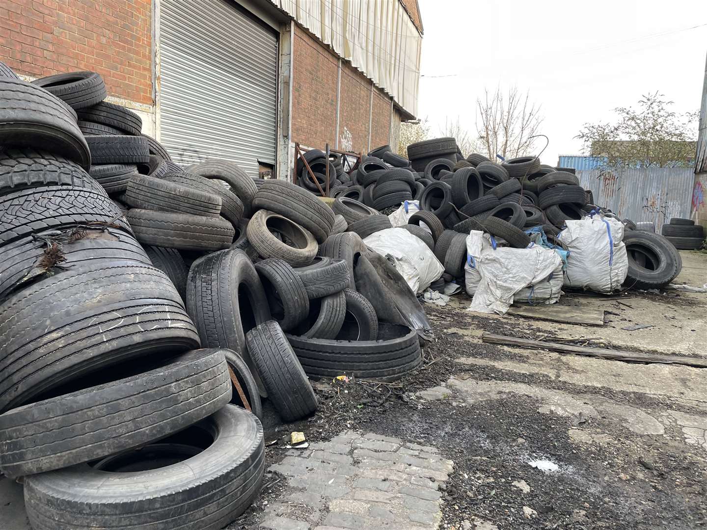 Enforcement action is being taken against the fly-tipping