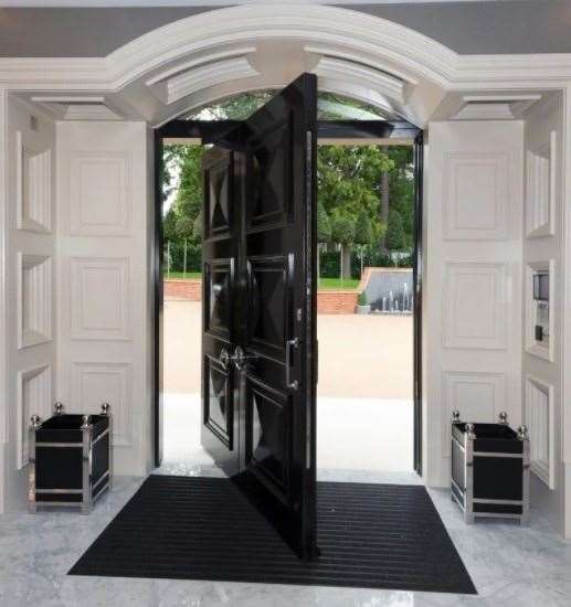 Even the front door will get heads turning. Picture: Zoopla / Strutt & Parker