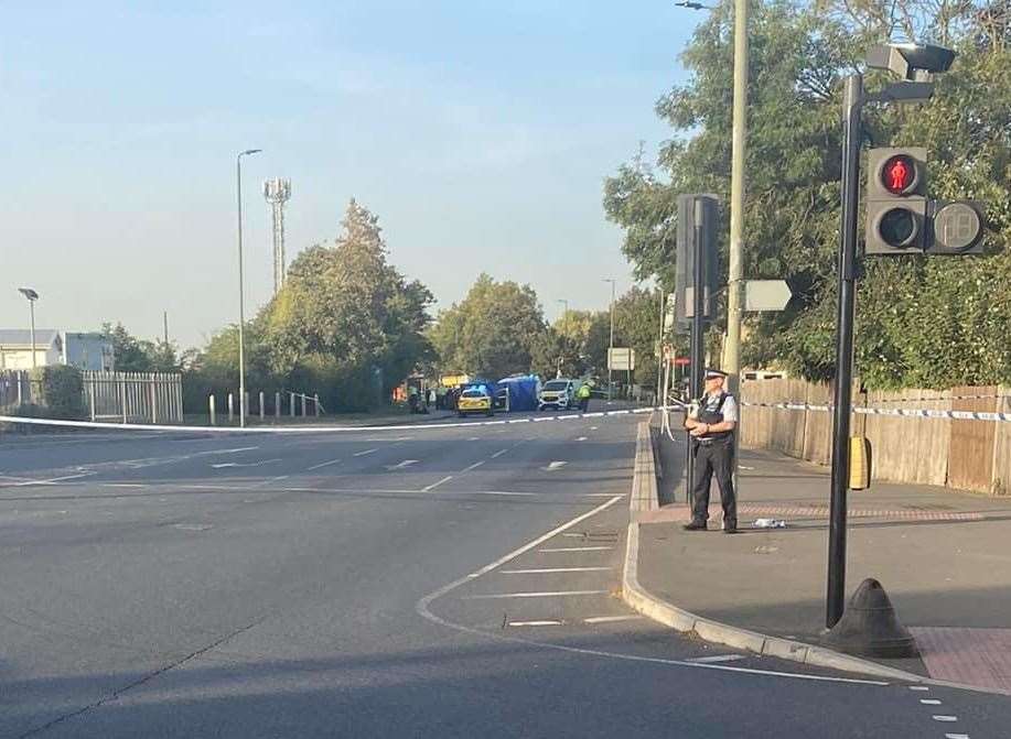 A teenager died after a crash in Sevenoaks Way, St Paul's Cray, Orpington. Picture: Mari Yana
