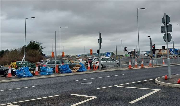 Bellamy Gurner's four-way junction has replaced the previous roundabout on the A2070
