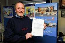 Robin Castle, of Sheerness RNLI, made an MBE in the New Year Honours List