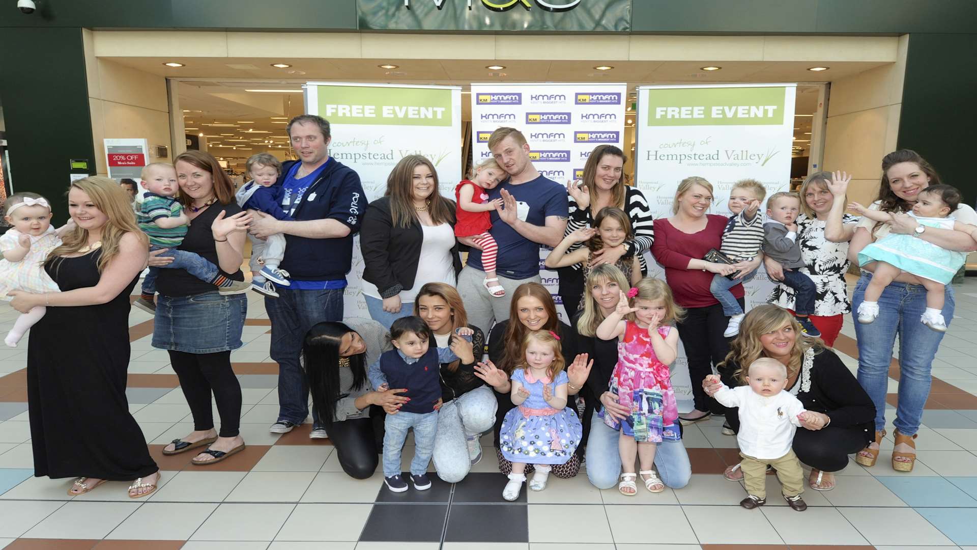 Medway Messenger Cute Kids winners from Hempstead Valley Shopping Centre last year