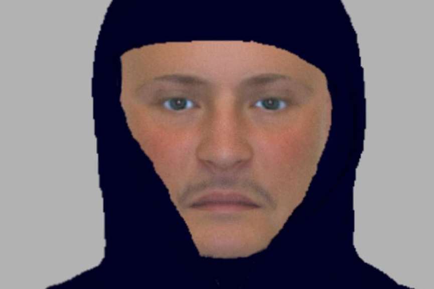 Police released this e-fit in connection with the robbery