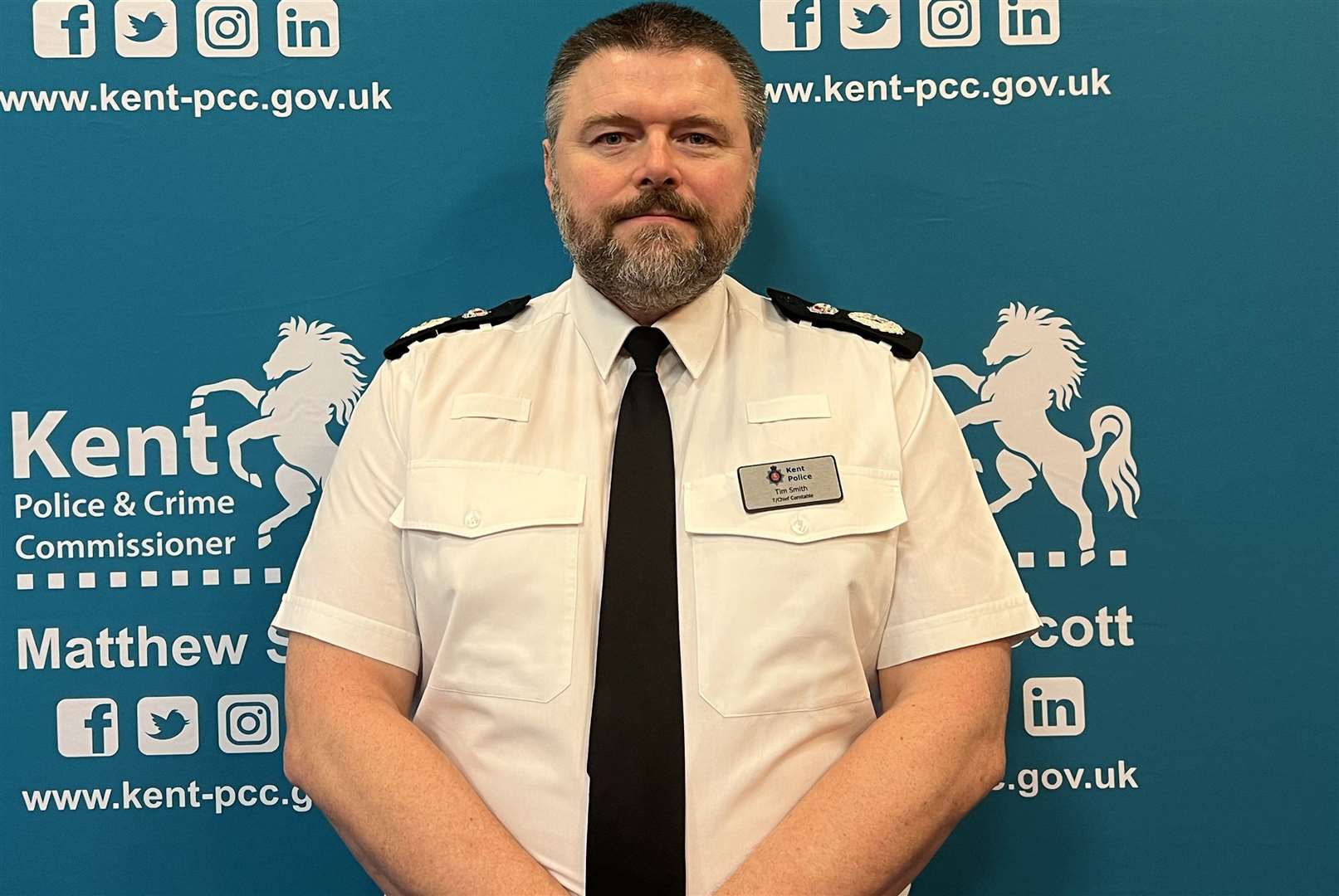 Kent Police's new Chief Constable Tim Smith