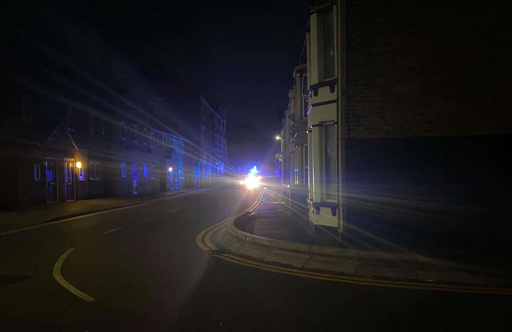 A man was arrested during the early hours the following day. Picture: Elliot Barber