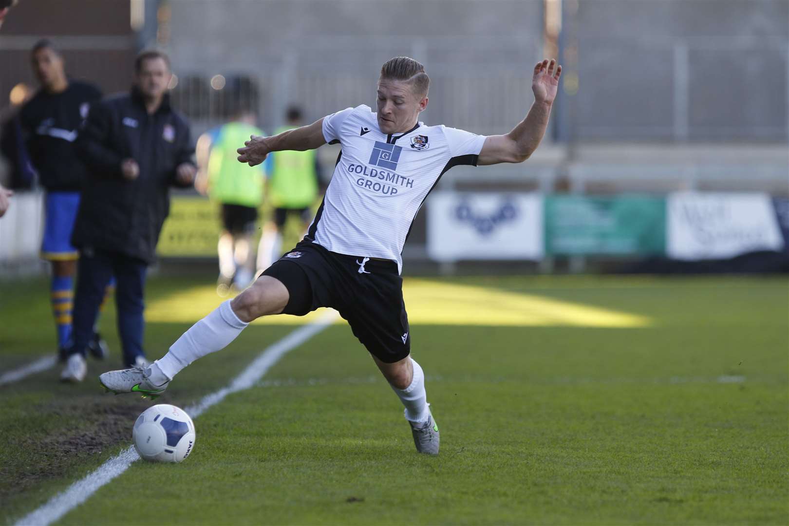 Andy Pugh in action for Dartford last season Picture: Andy Jones