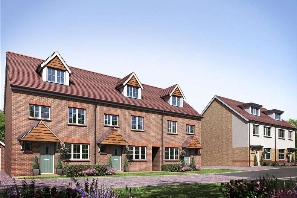 Redrow Homes' new development in Larkfield.