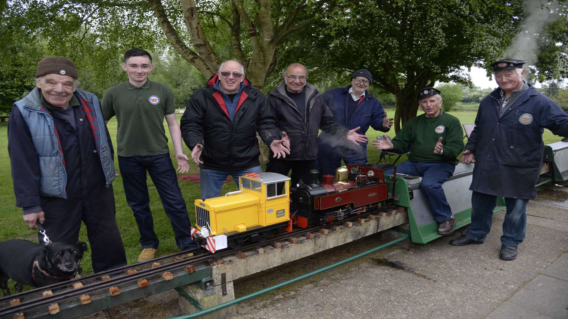 Canterbury and District Model Engineering members have rebuilt their track following metal theft
