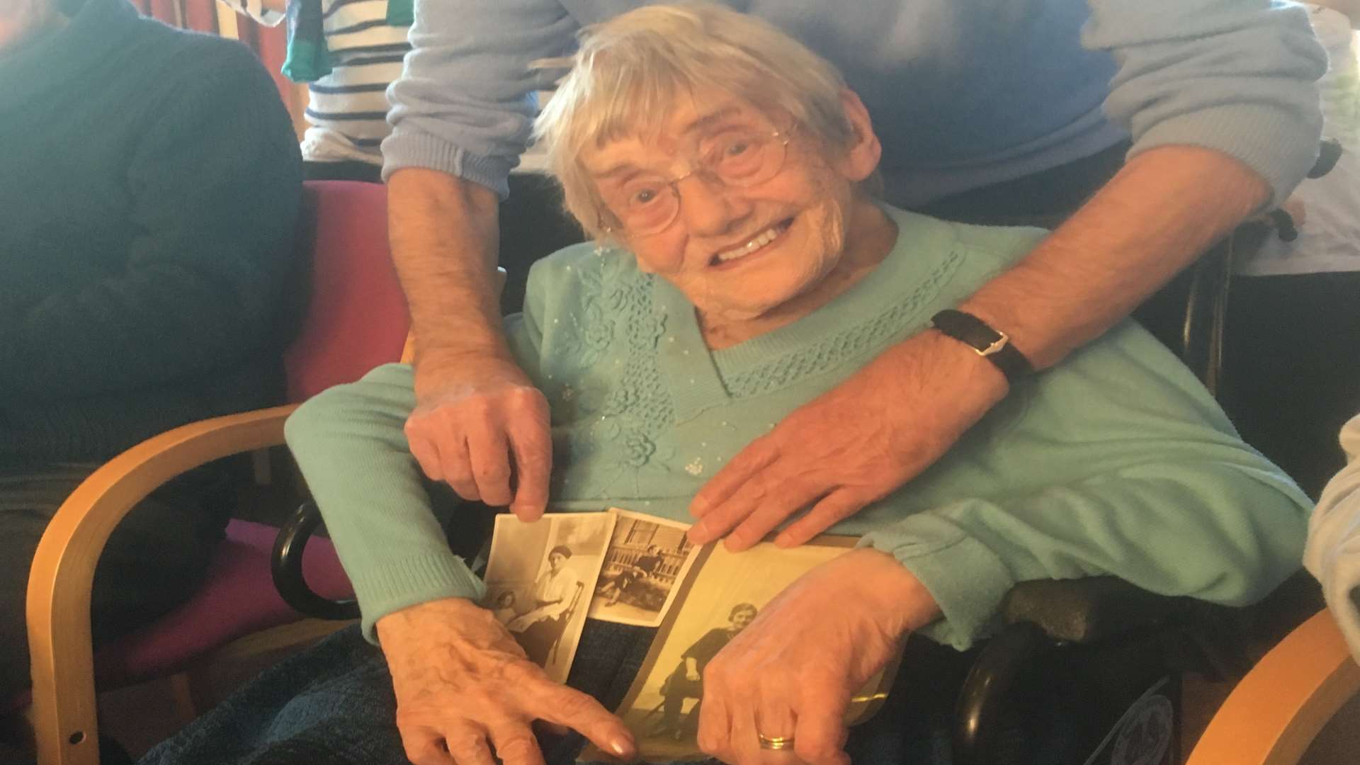 Jean Green, 102, says her secret is "having fun"