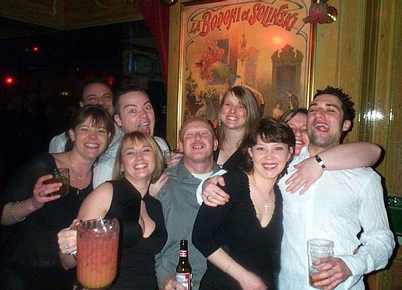 Pitchers and pints at Strawberry Moons in 2003. Picture: Ade Rowswell / Strawberry Moons