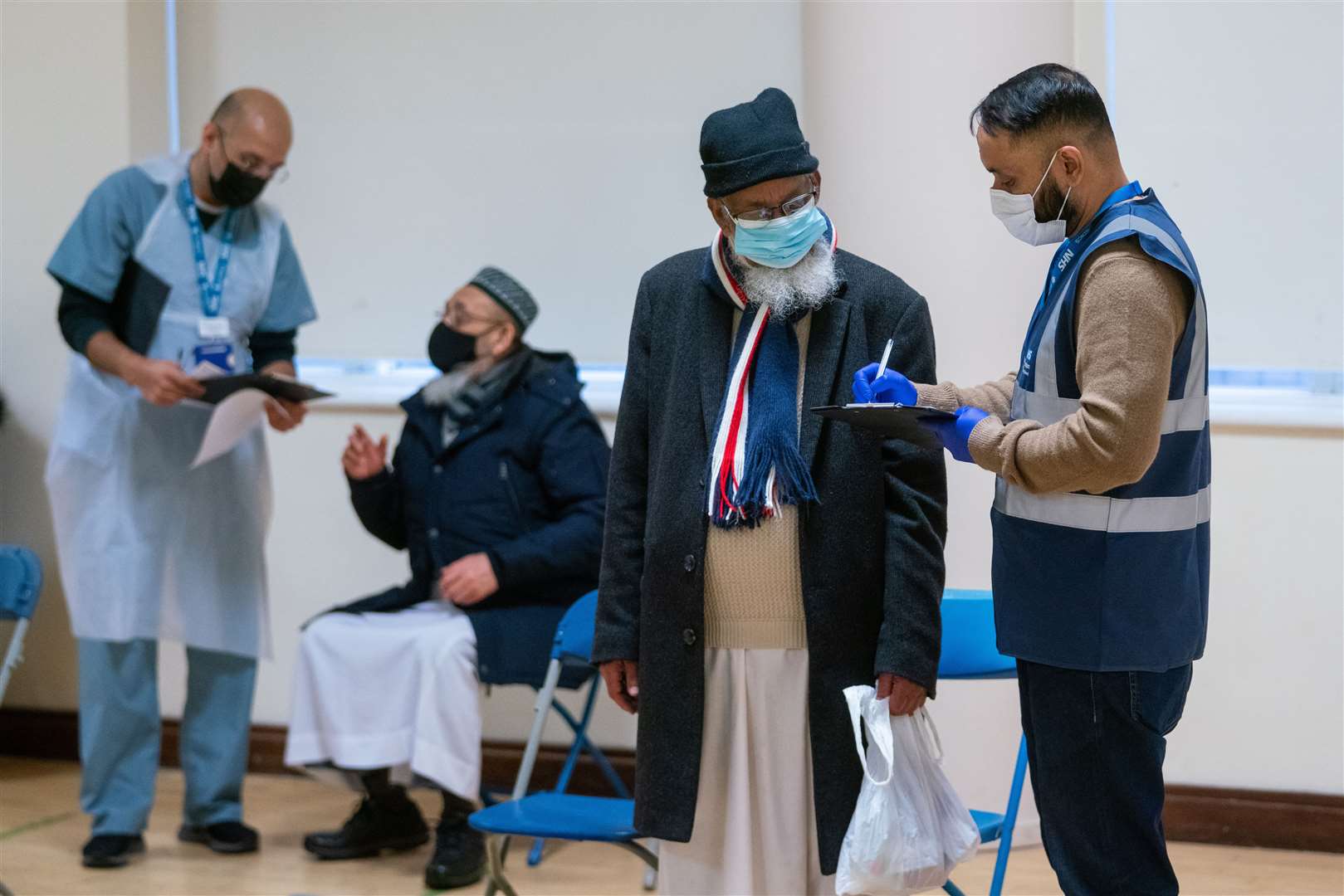 The mosque is offering to be a community vaccine centre for as long as is needed (Dominic Lipinski/PA)