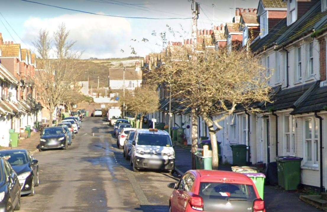 Police were called to Marshall Street in Folkestone. Picture: Google