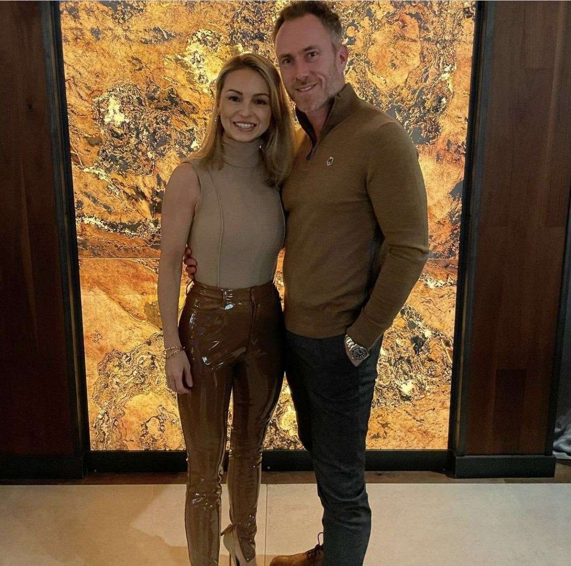 James and Ola Jordan enjoyed a night at The Cave in Canterbury. Picture: Instagram