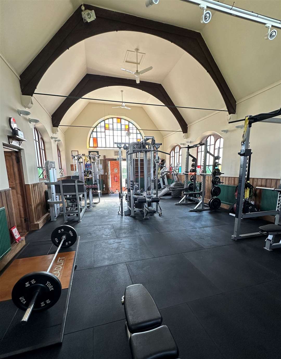 The new set-up for a community gym in Five Oak Green. Photo: Rosy King